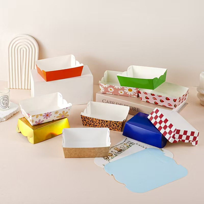 100pcs Checkered Food Boxes Pa - Cotton Candy Cone ulasan dan harga