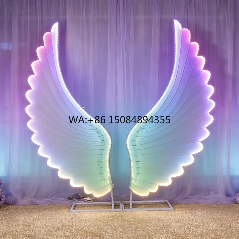 Glowing Angel Wings Light Prop - Event & Party Supply Photos ulasan dan harga