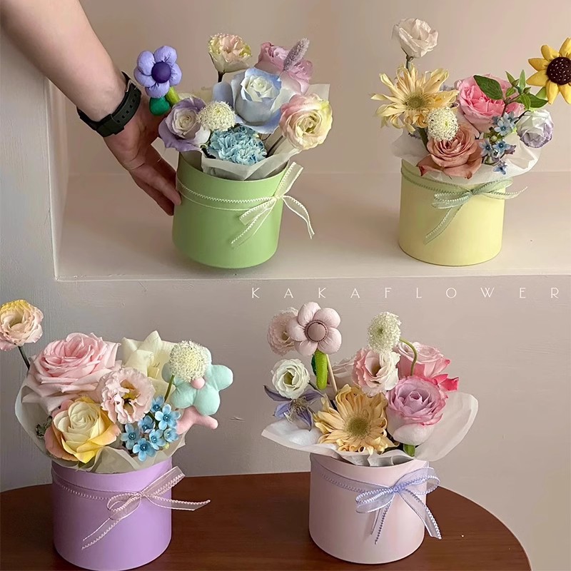 Small Flowers Packing Box Hug  - Event Party Box ulasan dan harga