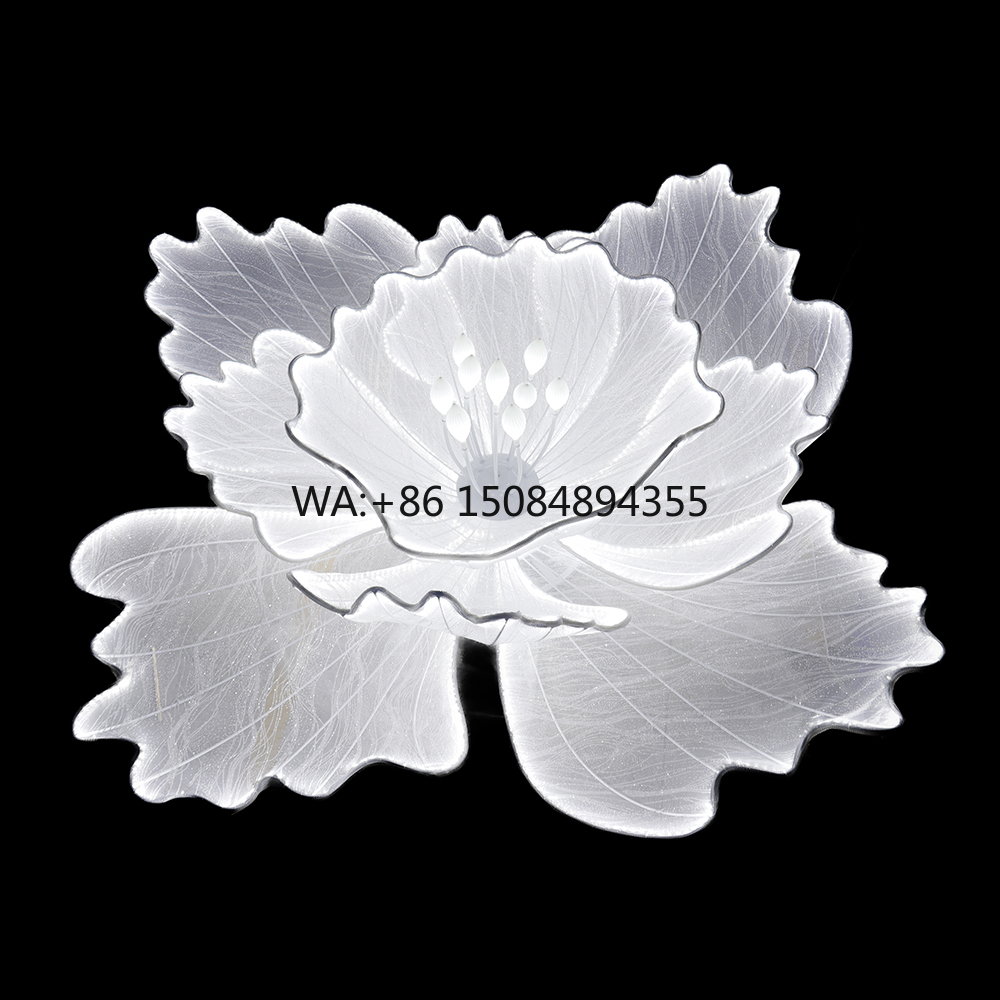 LED Giant White Flower Backdro - Event & Party Supply Photos ulasan dan harga