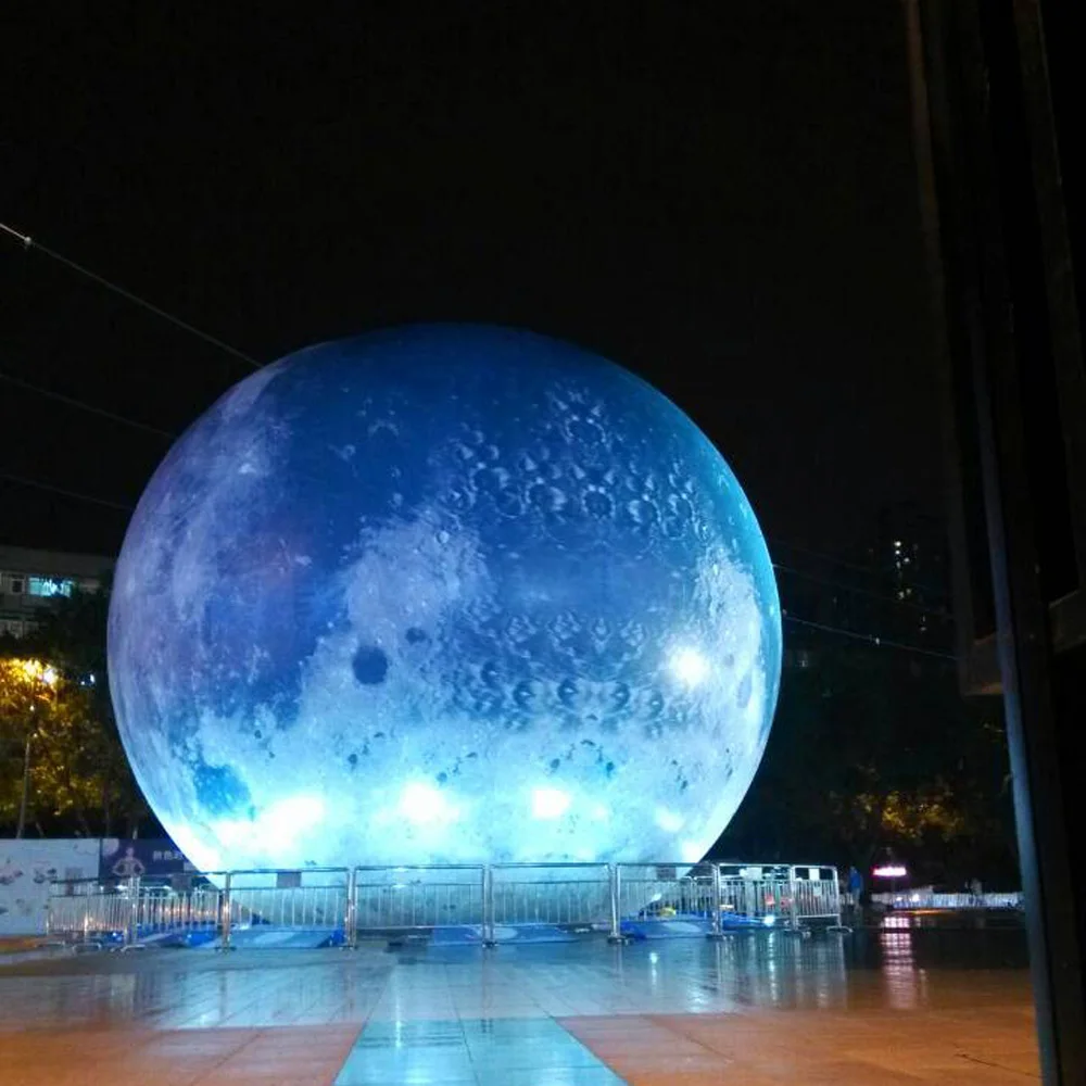 Giant Inflatable Blue Moon Bal - Led Balloon Light ulasan dan harga