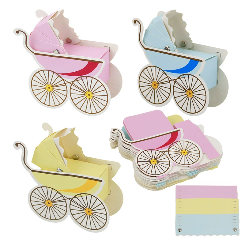 15Pcs Cute Baby Carriage Shape - Event Party Box ulasan dan harga