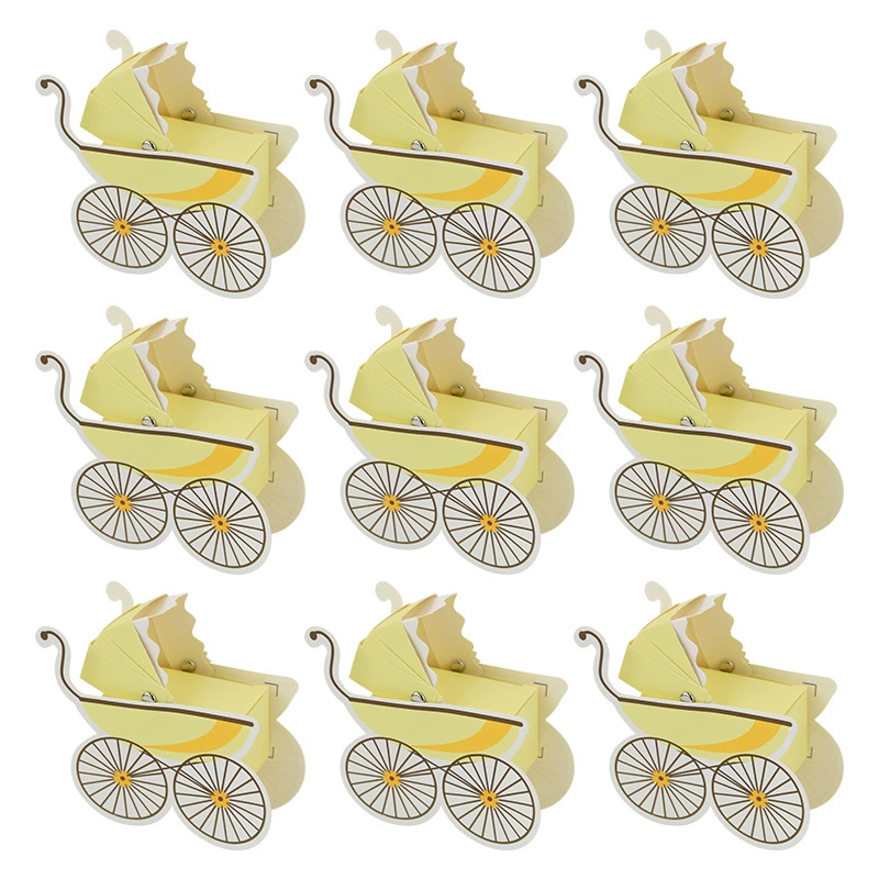 15Pcs Cute Baby Carriage Shape - Event Party Box ulasan dan harga