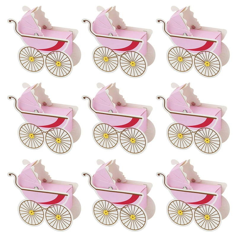 15Pcs Cute Baby Carriage Shape - Event Party Box ulasan dan harga