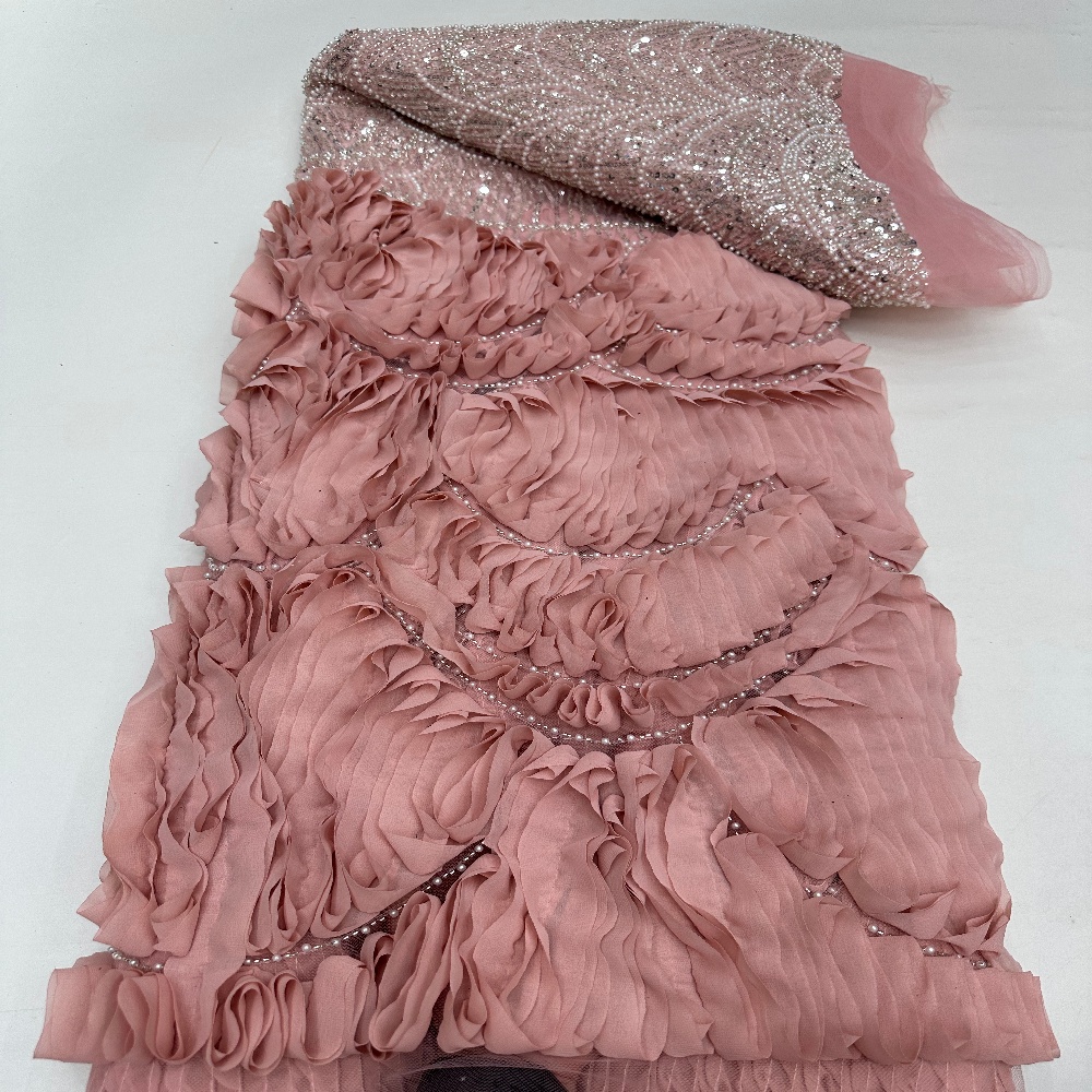Luxurious African Sequins Lace - Glitter Tablecloth ulasan dan harga