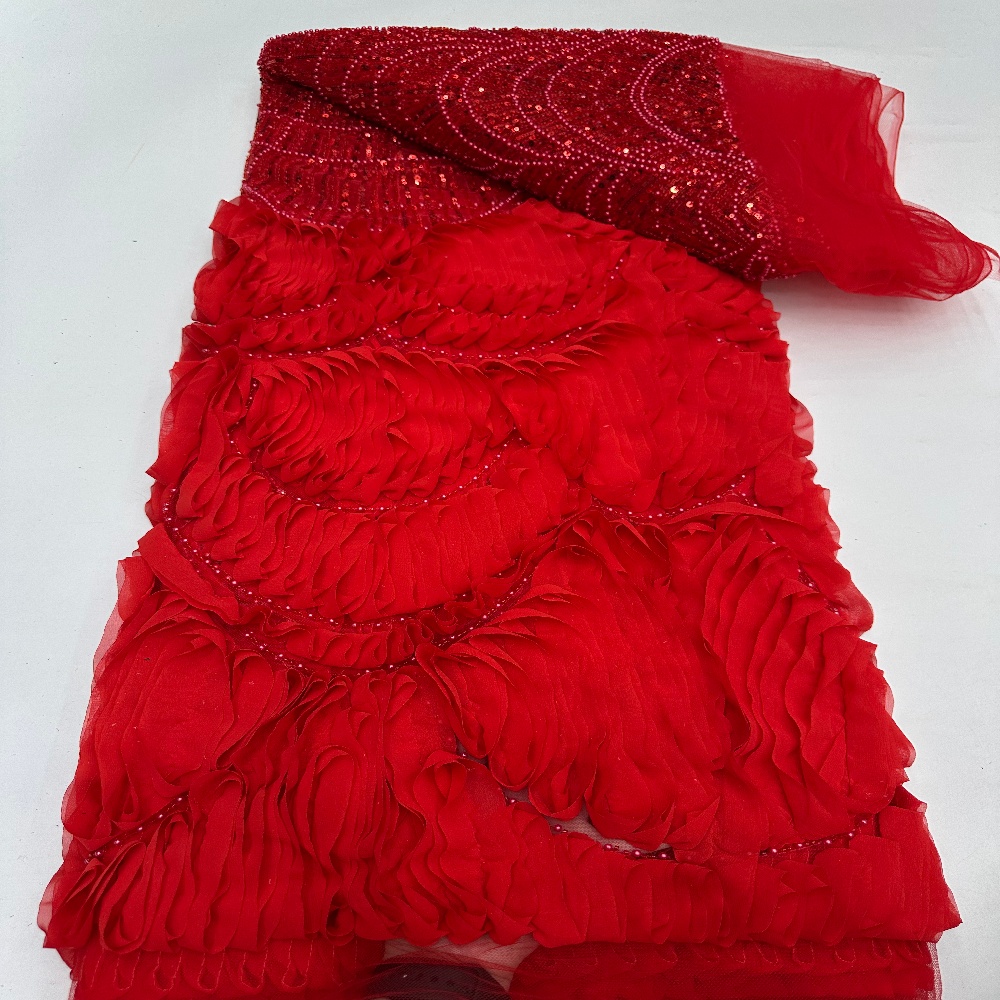 Luxurious African Sequins Lace - Glitter Tablecloth ulasan dan harga